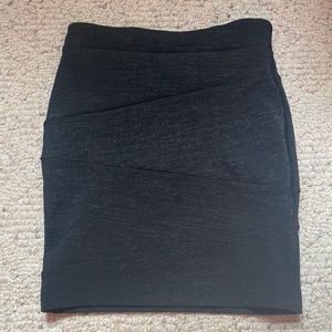 Black and SPARKLES mini skirt size small